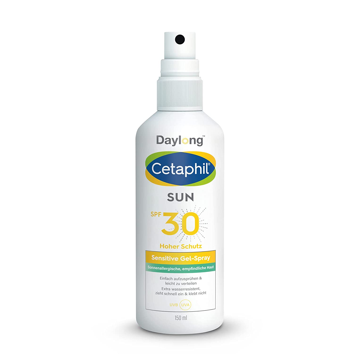 Cetaphil Sun Daylong SPF 30 Sensitive Gel Spray 150 ml, ‎weiß