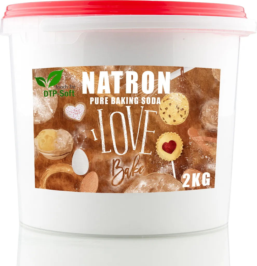 2kg Sodium Bicarbonate Baking Soda Sodium Salt| Baking Soda E500 in Bucket TOP 2000g