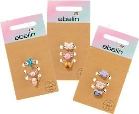 Children's ring set with different motifs, 3 pieces