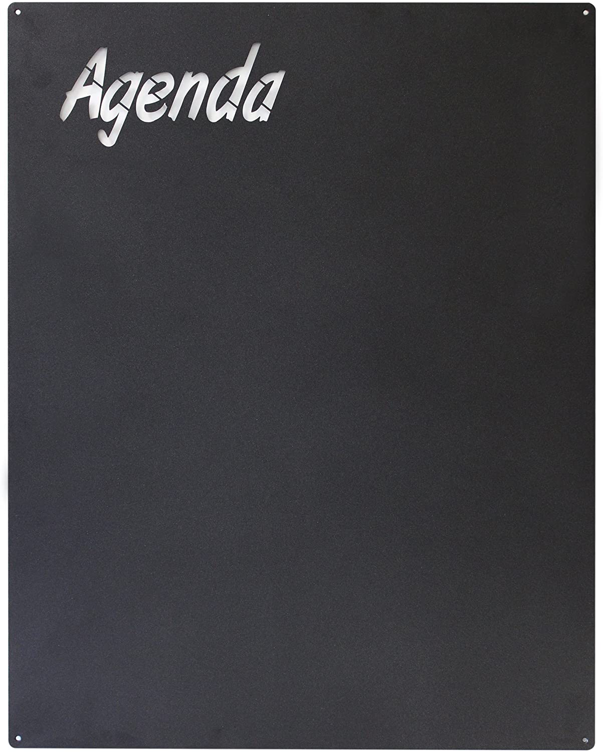 Kalamitica Agenda Stand, Metal, Charcoal Grey, 74 X 57 X 0.12 "