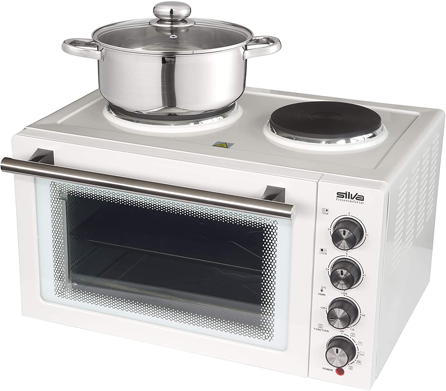 Silva-Homeline Silva Homeline 440102 KK 2900 Mini Oven with Grill Function Hot Air Function with Grills 3300 W 230 V