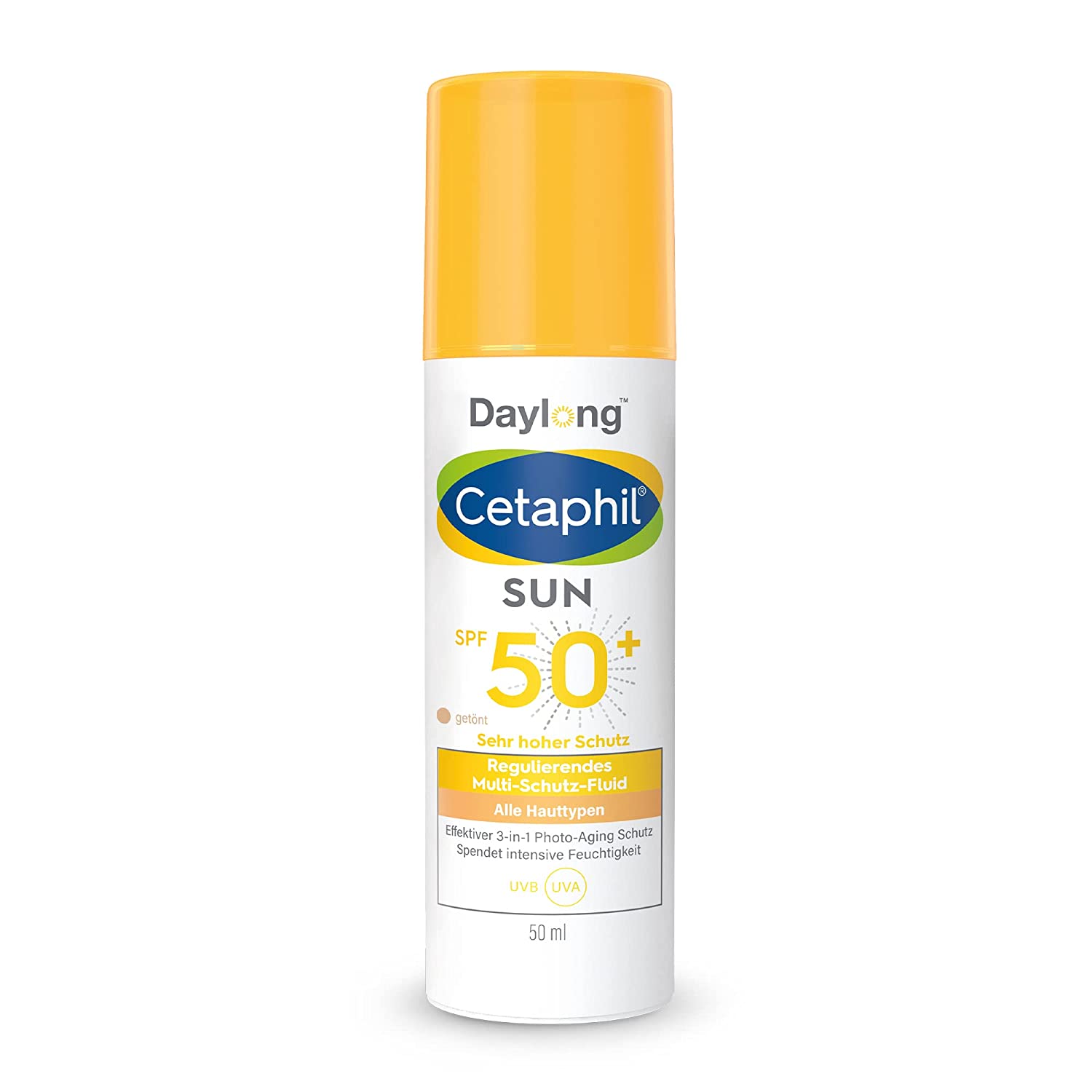 Cetaphil Sun Daylong SPF 50+ Reg. Multi-Protection Fluid 50 ml, ‎white