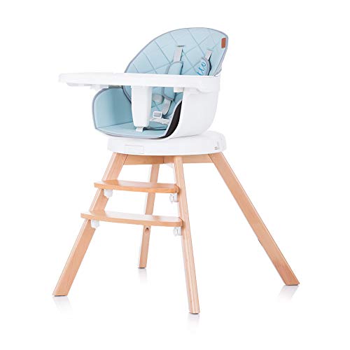 Chipolino 3-in-1 Rotto High Chair with Swivel Seat and Adjustable Height  blue