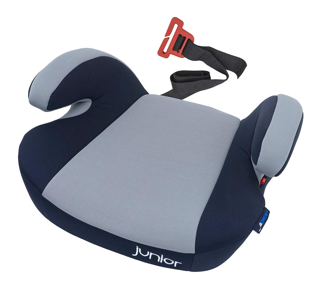 Petex Maja Child Booster Seat with ISOFIX Attachment System ECE Group 3 for Children from Approx. 7-12 Years 22-36 kg Grey