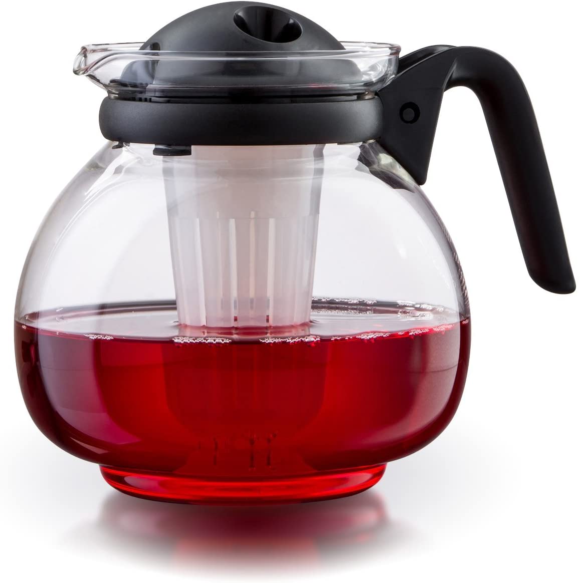 Palma Glass Teapot 1.5 L with Tea Strainer