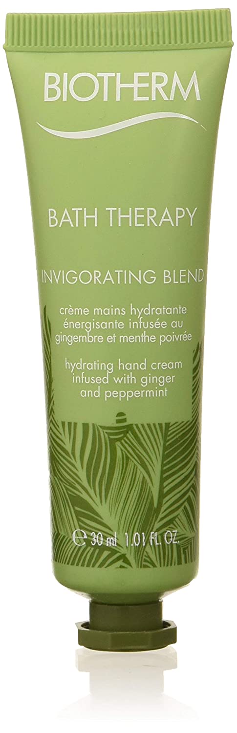 Biotherm Bath Therapy Invigorating Blend Hand Cream with Ginger and Peppermint 30 ml