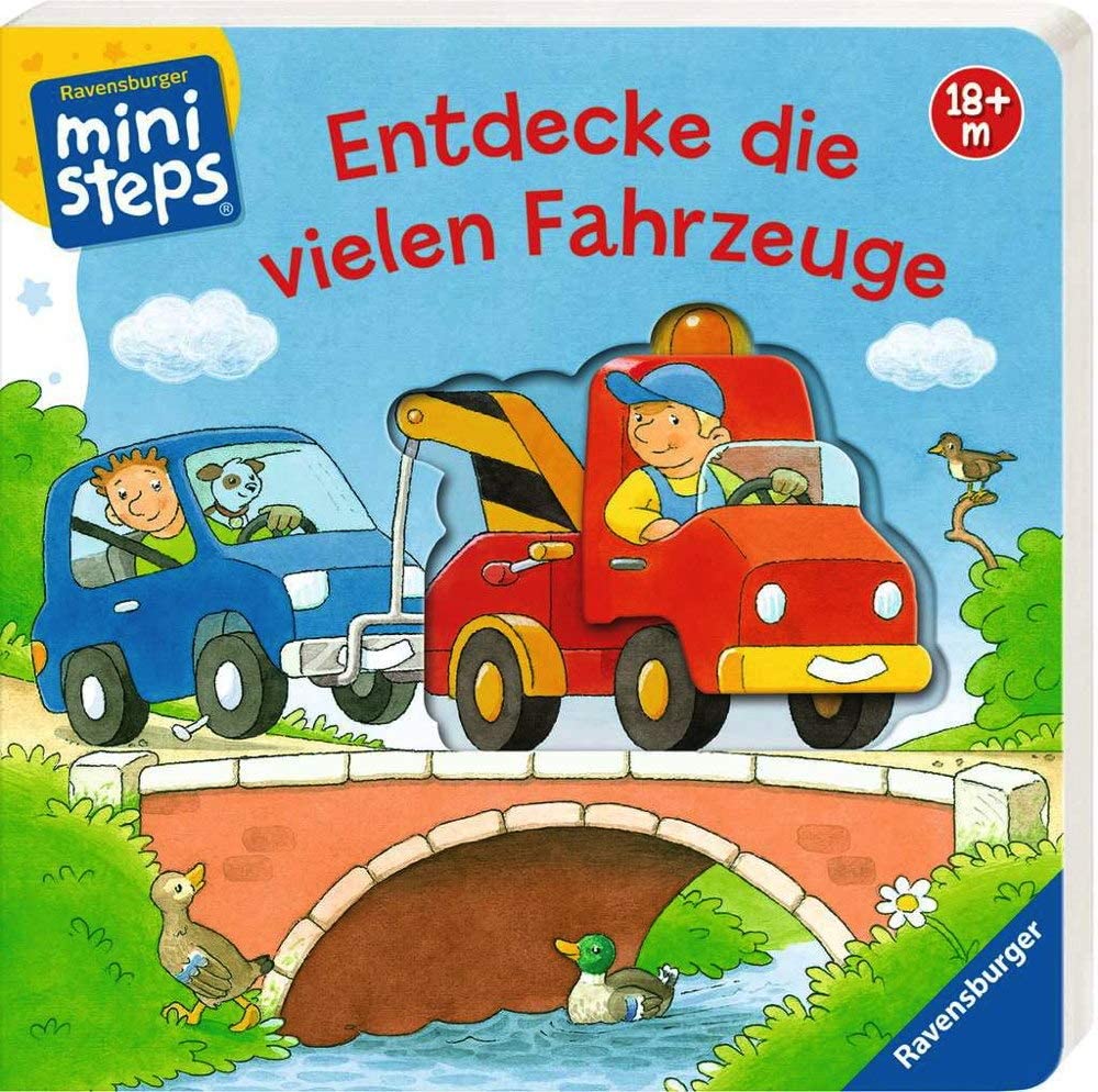 Ravensburger ministeps book Discover the many vehicles 04130