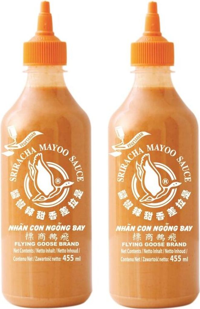 [ 2x 455ml ] FLYING GOOSE Sriracha Mayoo Sauce / Chili Cream spicy-hot