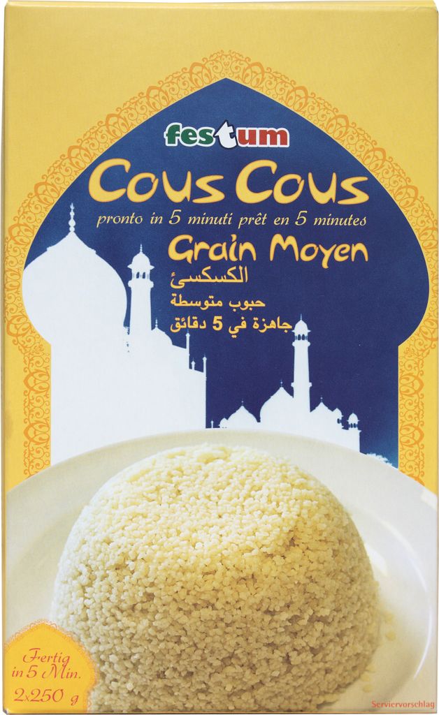 2X250G Couscous Naturell Festa