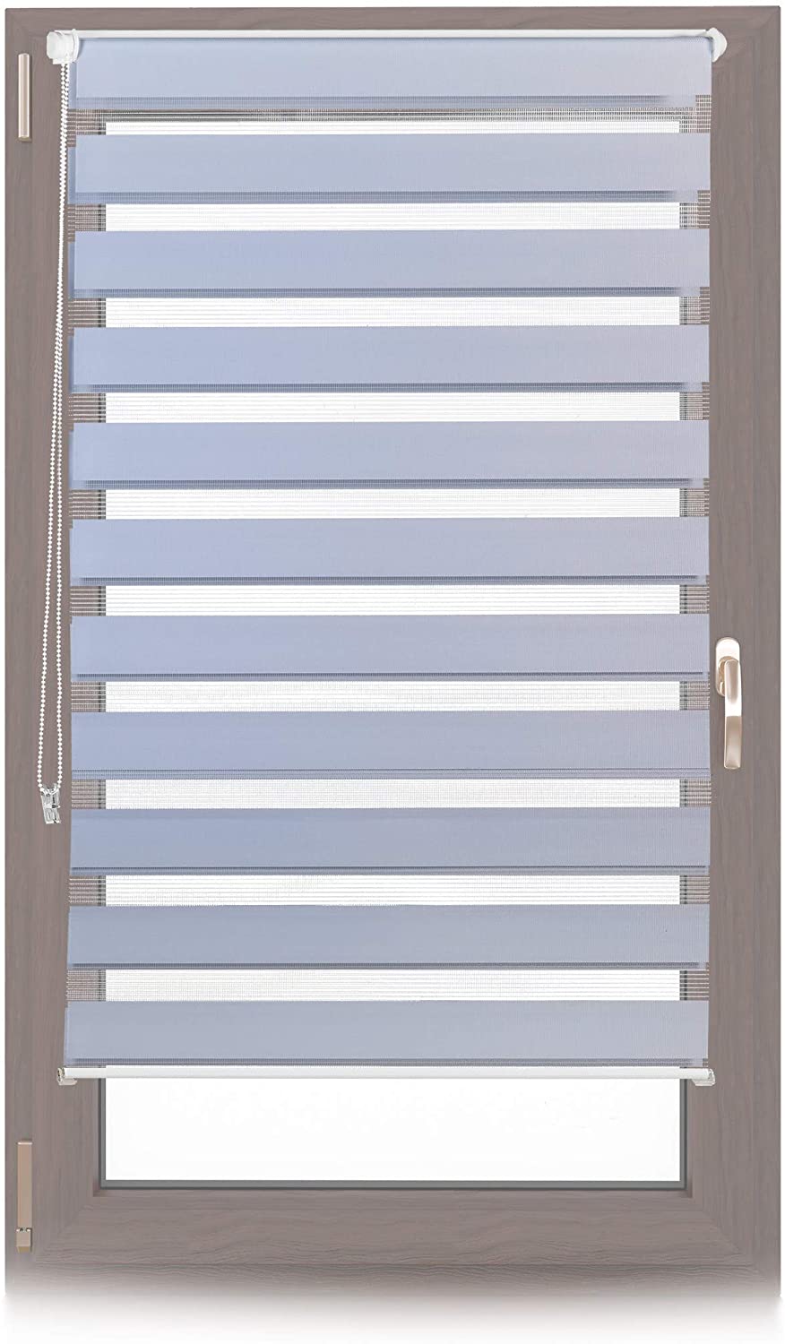Relaxdays Double Roller Blind Klemmfix Duorroller Blind With Slats No Drill