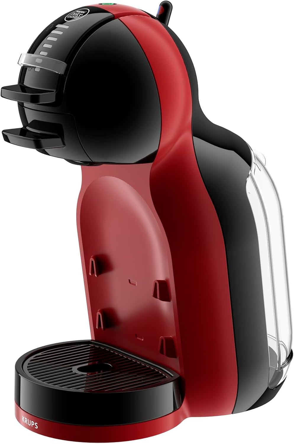 Krups Nescafé Dolce Gusto Mini Me Coffee Capsule Machine, KP123H, 15-Bar, Compact, High-Pressure Coffee Machine, Over 30 Coffee Creations, Choice of Drink Size, Cherry Red