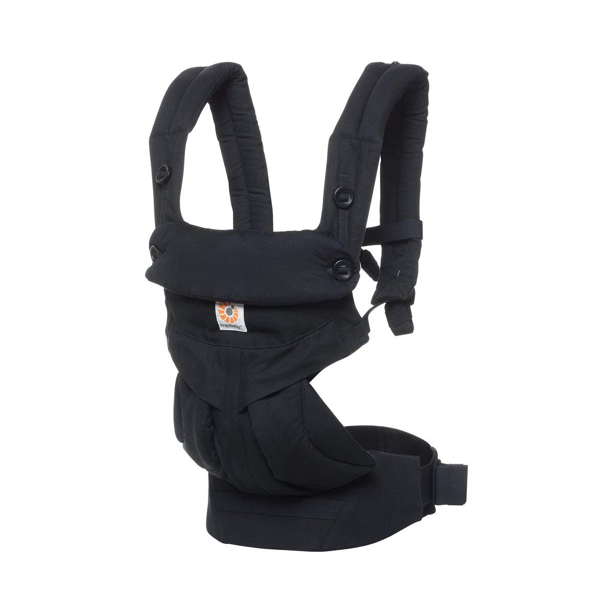 Baby carrier with 4 carrying positions