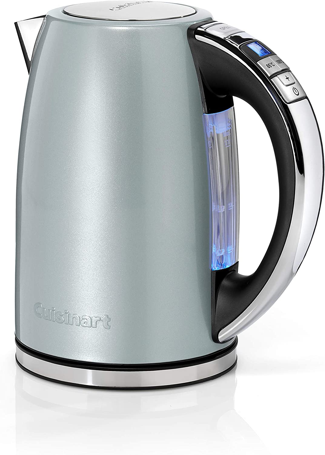 Cuisinart CPK17GE 4 Temperature Levels 3KW Stainless Steel Kettle 1.7L Light Pistachio Green