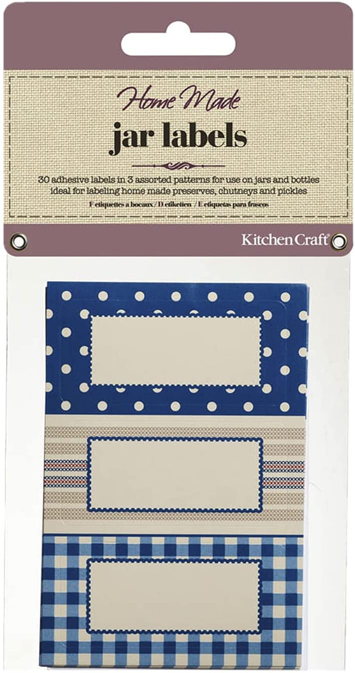 KitchenCraft 30 Blue Write-On Labels
