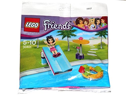 Lego Friends Pool Foam Slide Minifigure Set A