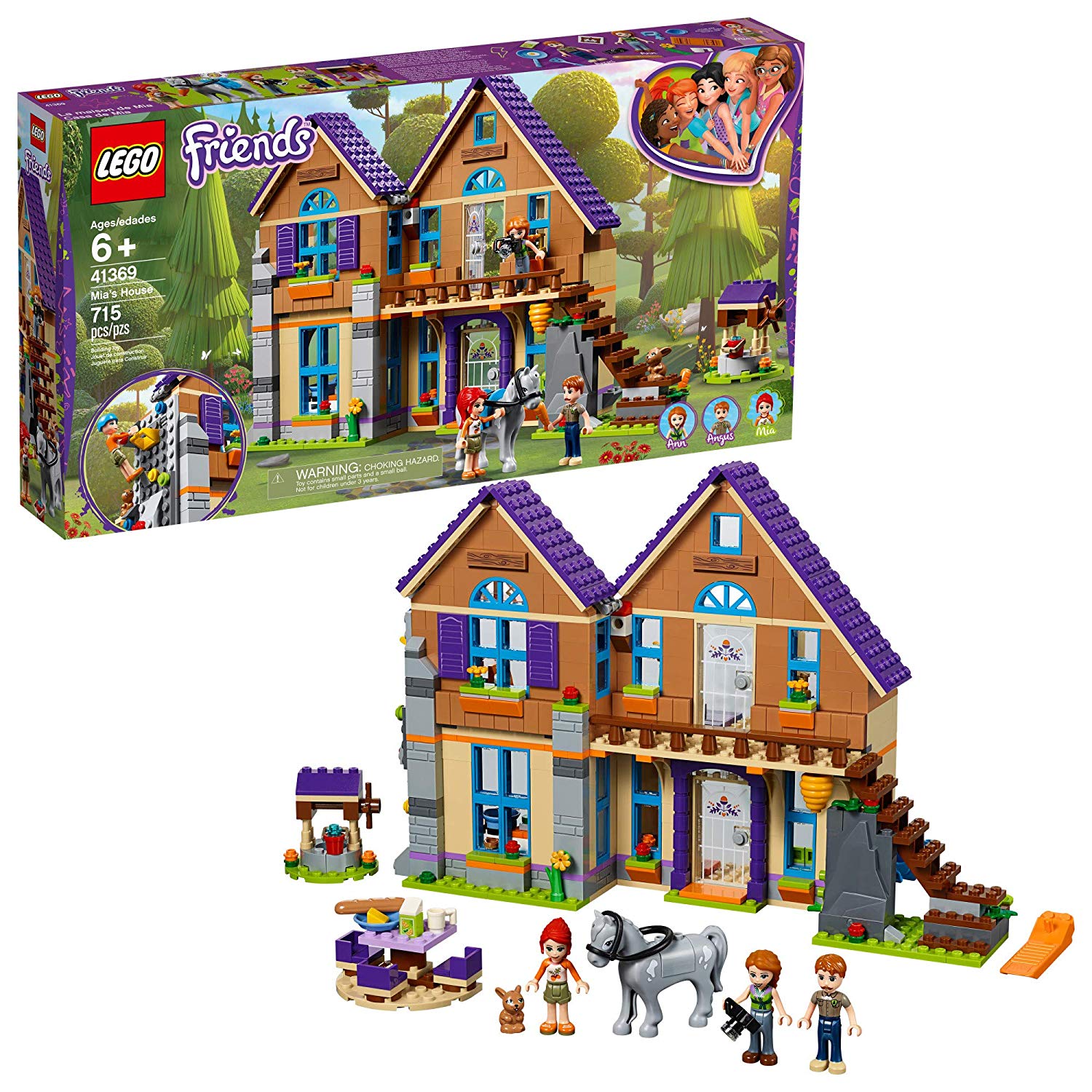 Friends Lego Mias House 41369 Construction Kit New 2019 (715 Pieces)