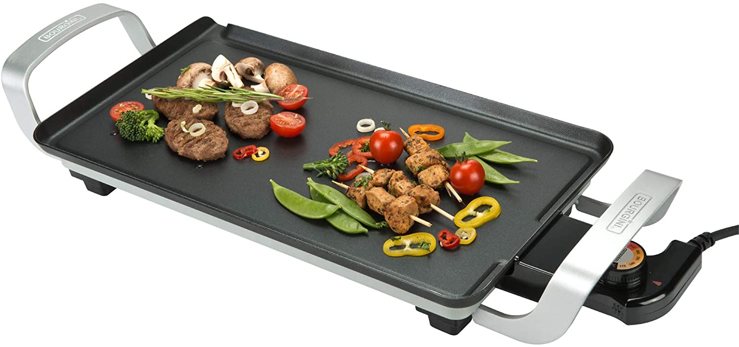Bourgini Classic Multi Plate - Electric Table Grill - Teppanyaki Plate - Raclette (Medium)