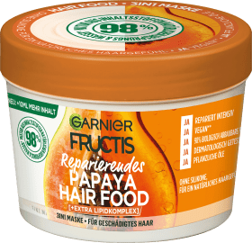 Fructis Haarkur Papaya Hair Food 3in1 Maske, 400 ml