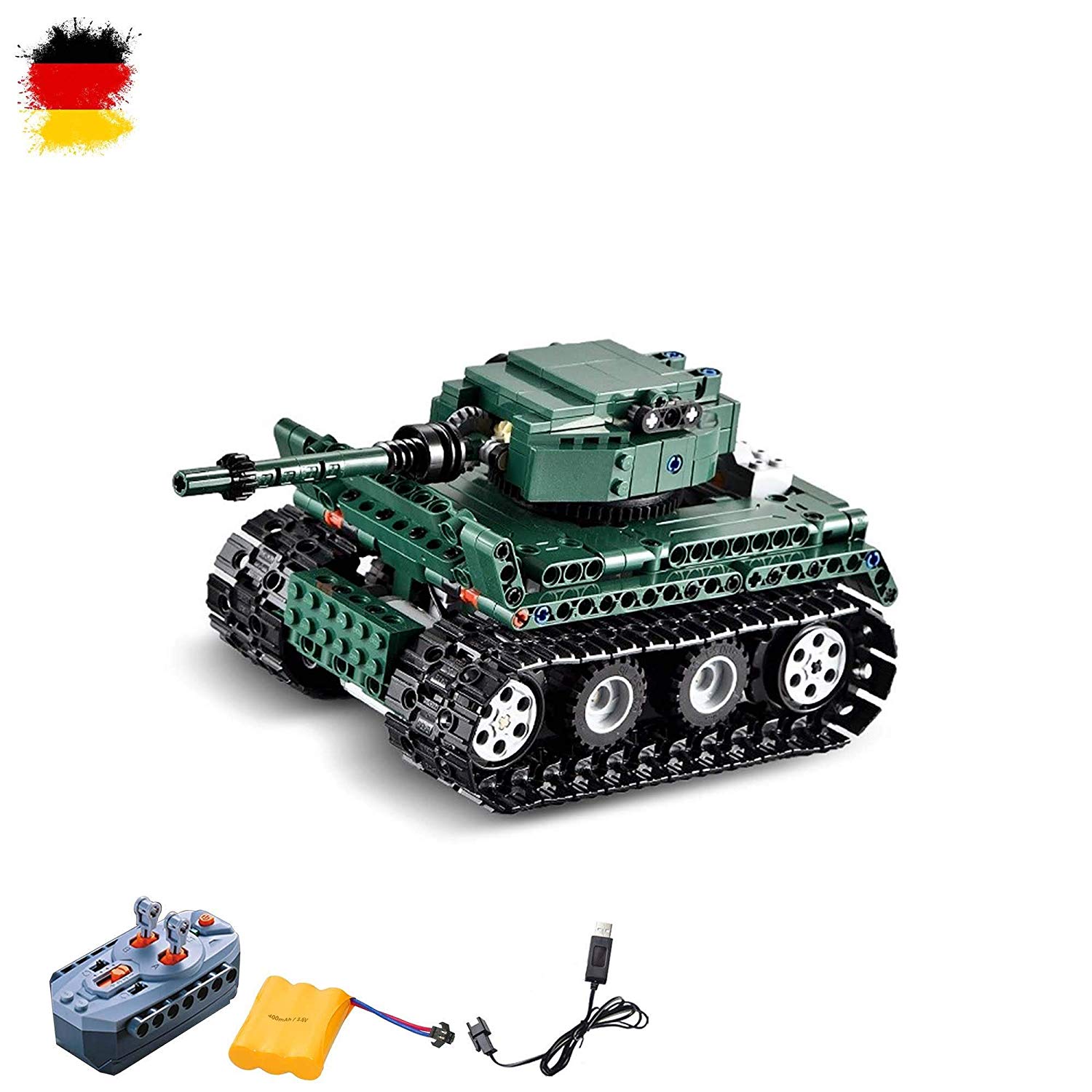 Hsp Himoto 2.4Ghz Rc Remote Controlled Diy Construction Tank German Tiger I