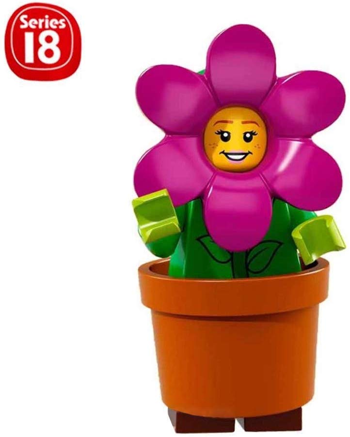 Lego 71021 Series 18 # 14 Flower Pot Suit Girl Minif Igure