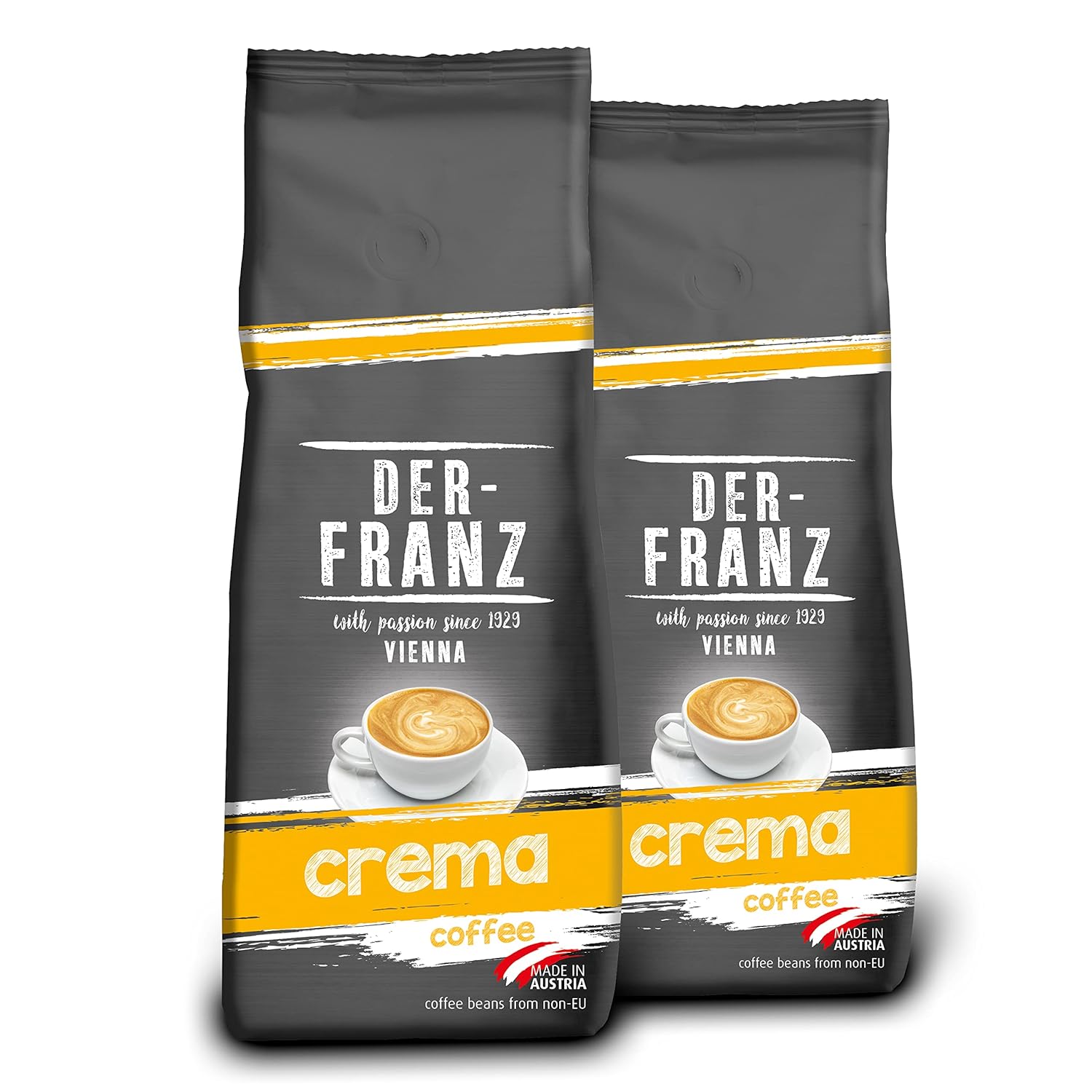Der-Franz Crema Ground Coffee 2 x 500 g