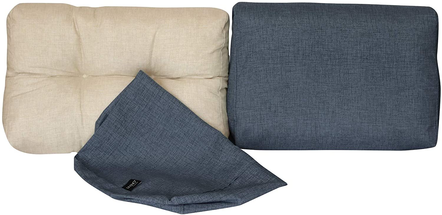 Lileno Home Pallet Cushion Cover, Jeans Colour