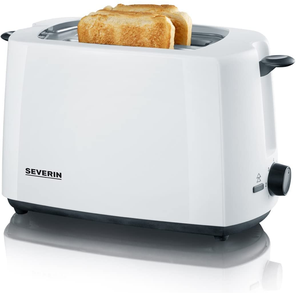 SEVERIN Automatic Toaster, Approx. 700 W, Integrated Bun Toasting Attachment, Adjustable Browning Level, A