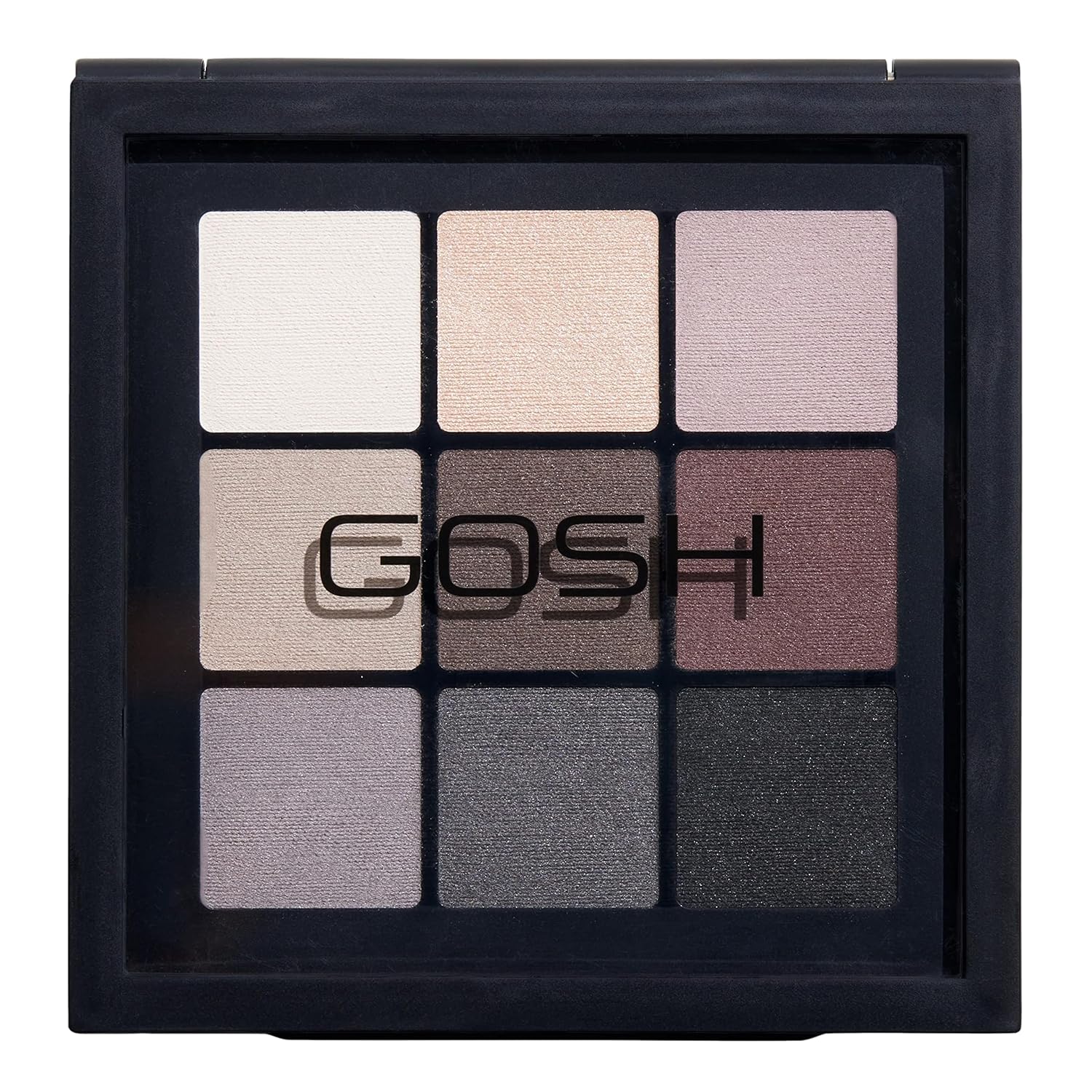 Gosh Eyedity Vegan Eyeshadow Palette with 9 Perfectly Matched Color in Matt & Metallic I Can Be Combined For Day Makeup & Glittering Looks for the Evening I Fribrance-Free I 005 Be Hope