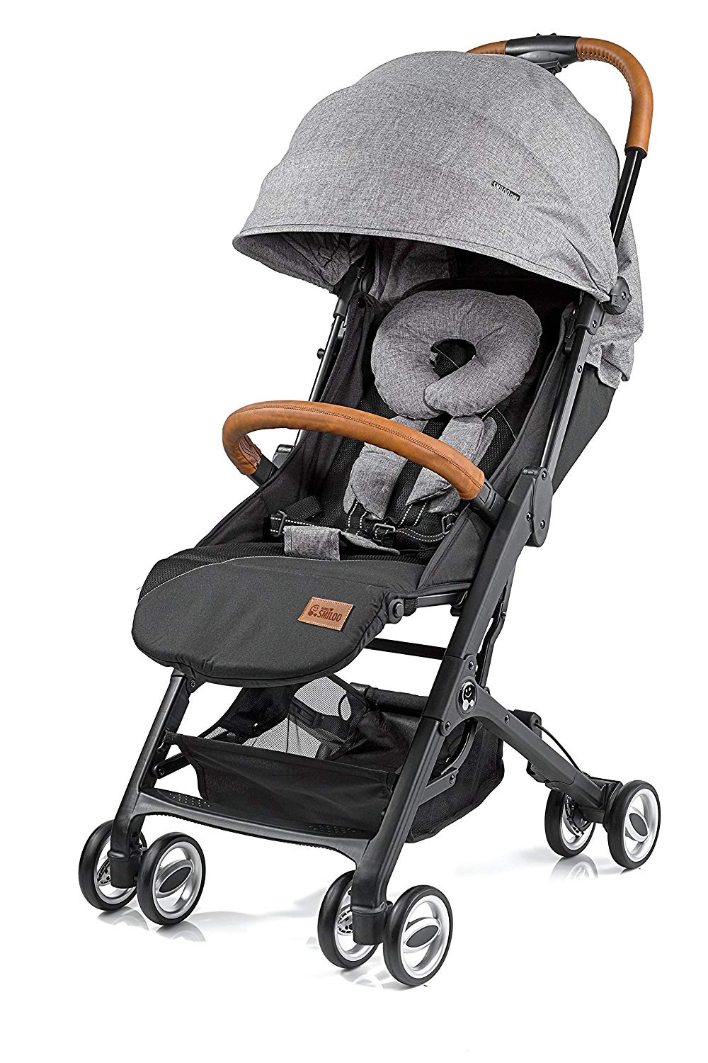 Smiloo Cuby Suitcase Buggy with Reclining Function Mottled grey mixed
