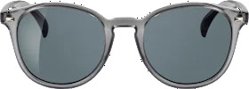 Sunglasses adults gray, transparent frame, 1 piece