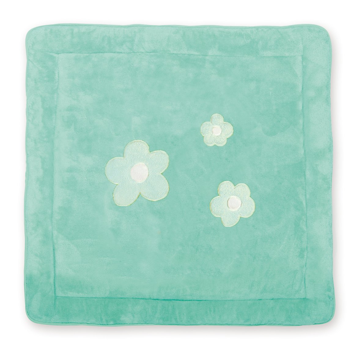Baby Boum Softy 229LIZIE73SF Playpen Blanket/Play Mat Lizie Bemini by Lagoon 100 x 100 cm green