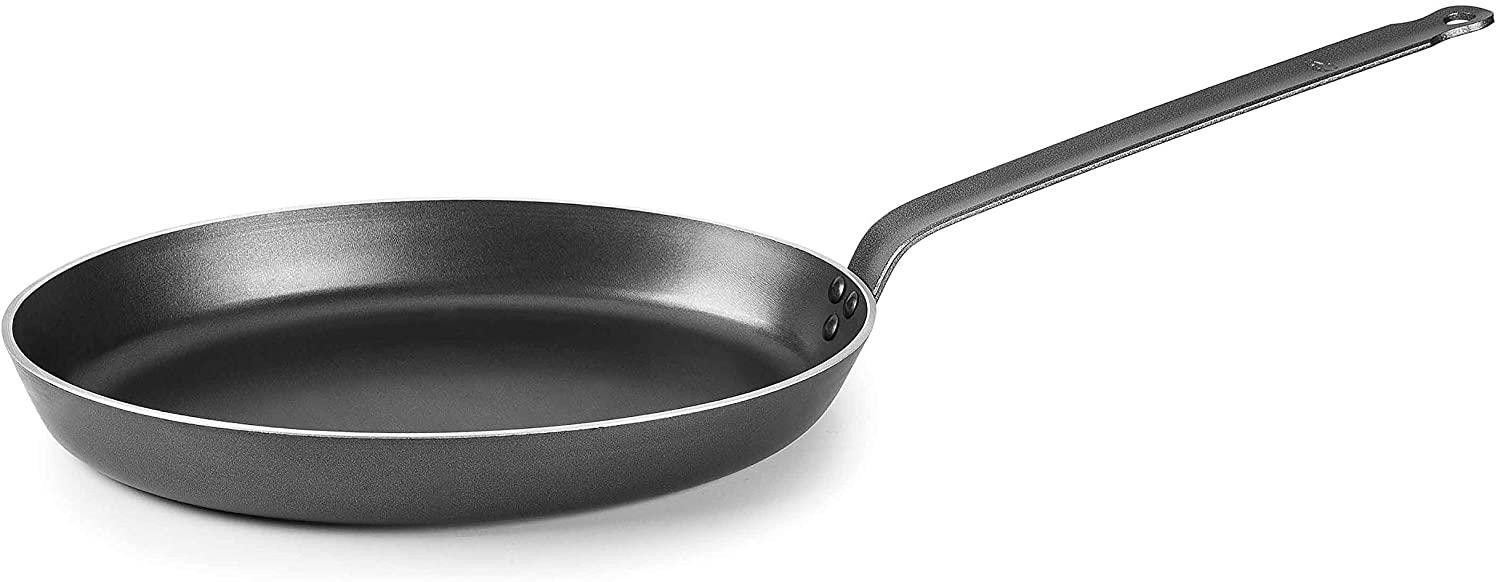 Lacor-23641-OVAL FRY PAN ROBUST 40x29 CM.
