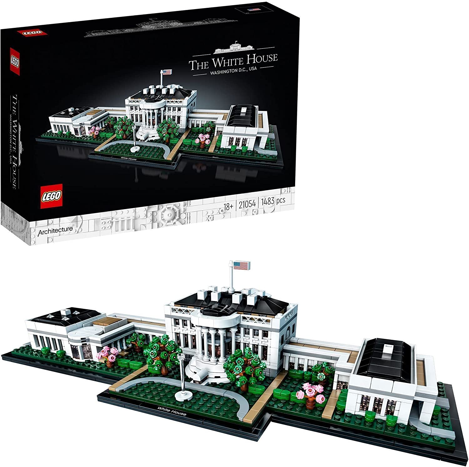 LEGO 21054 Architecture The White House Construction Kit for Adults, Gift I