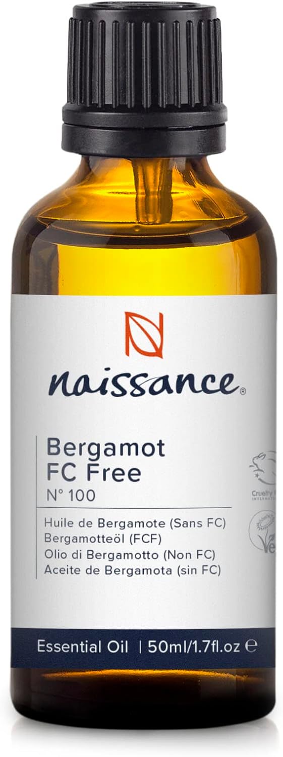 Naissance Bergamot, Furocoumarin-Free (No. 100) 50 ml 100% Pure Bergamot Essential Oil