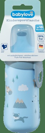 babylove Children's sports bottle Mountains 330 ml, 1 pc