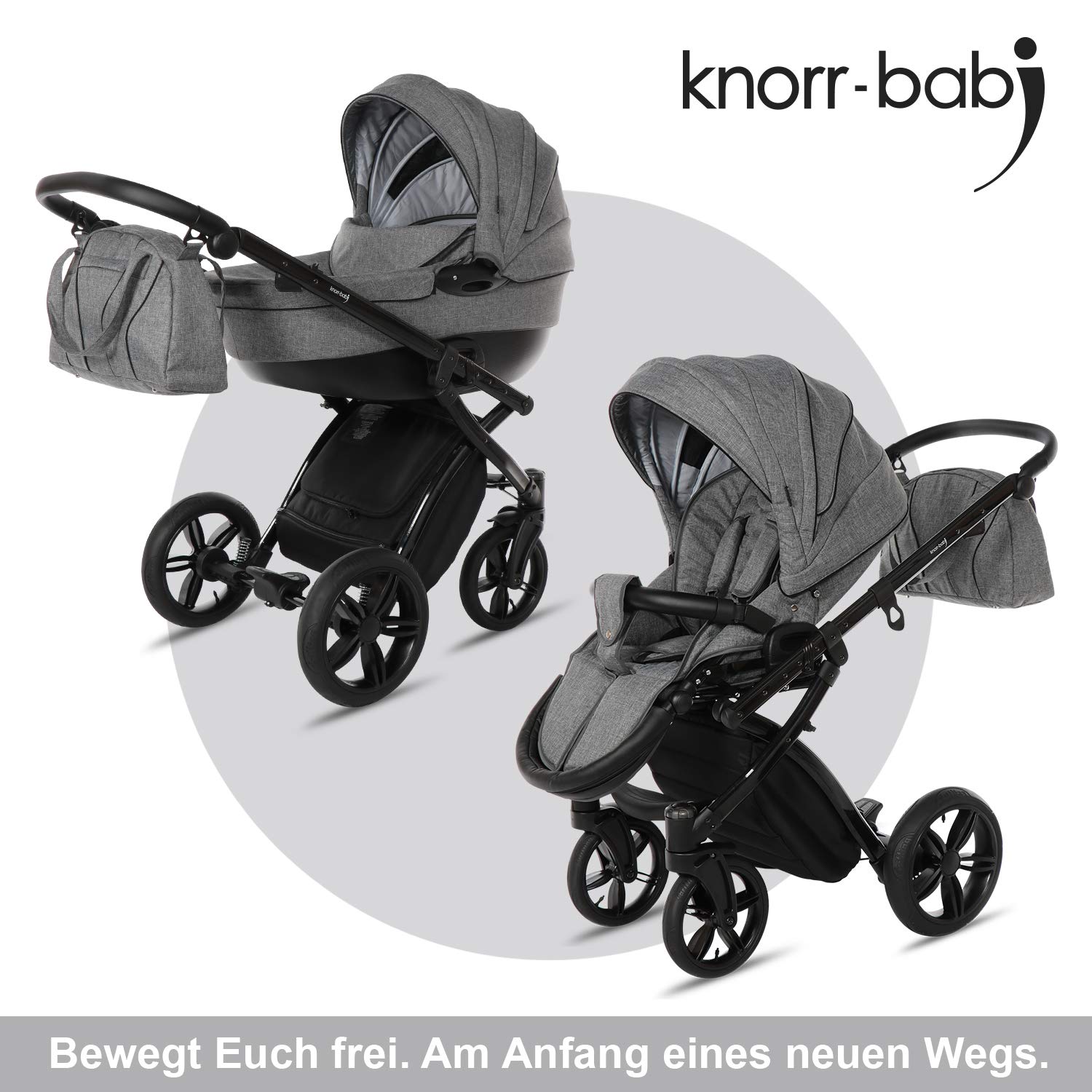 Knorr-Baby Alive 3566-01 Melange Grey