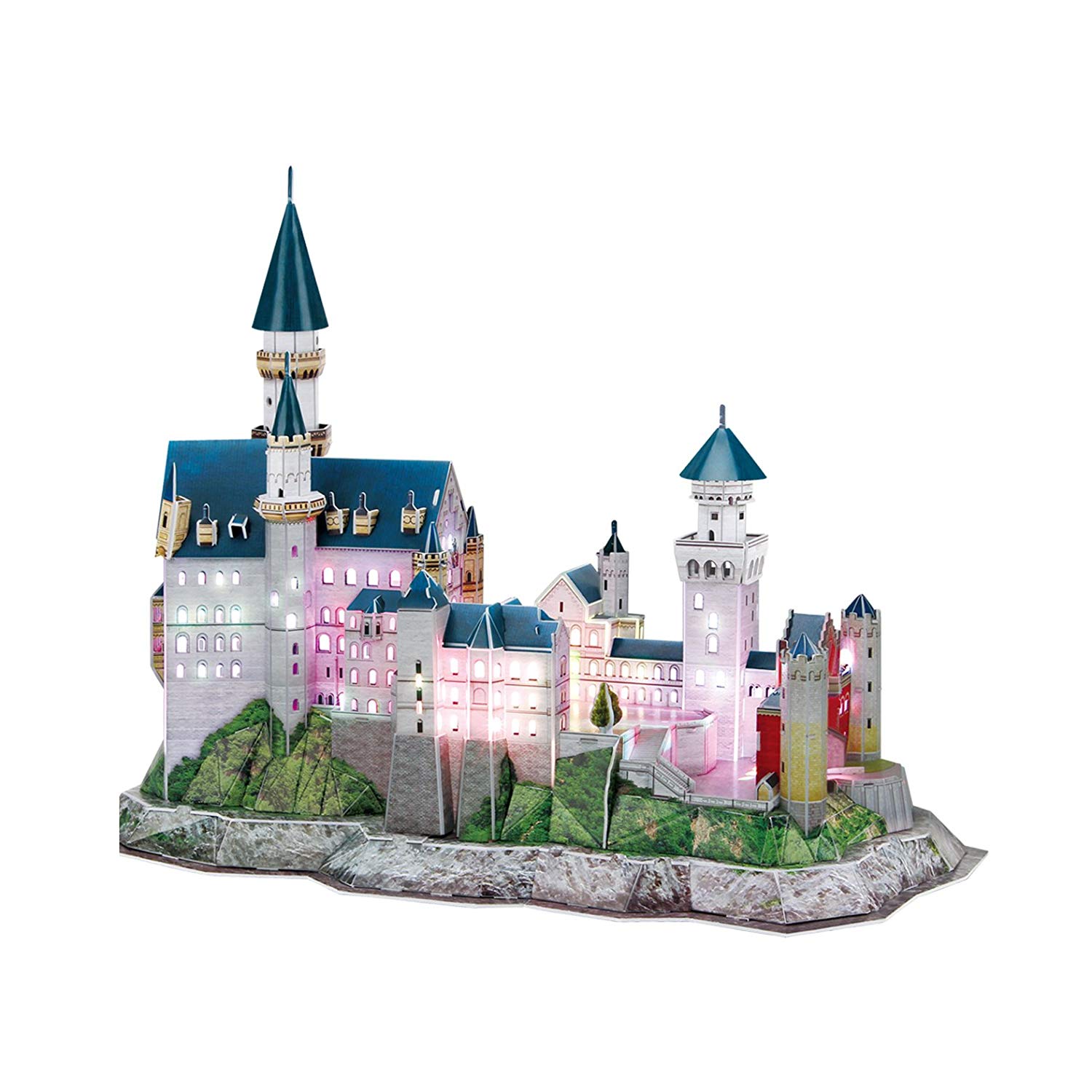 CubicFun 3D Puzzle With Led - Germany: Neuschwanstein Castle - Difficulty 6/6