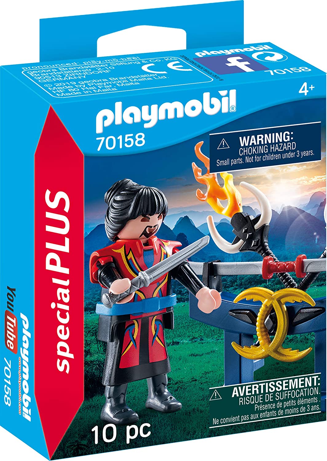 Playmobil 70158 Special Plus Asia Fighter, Multi-Coloured