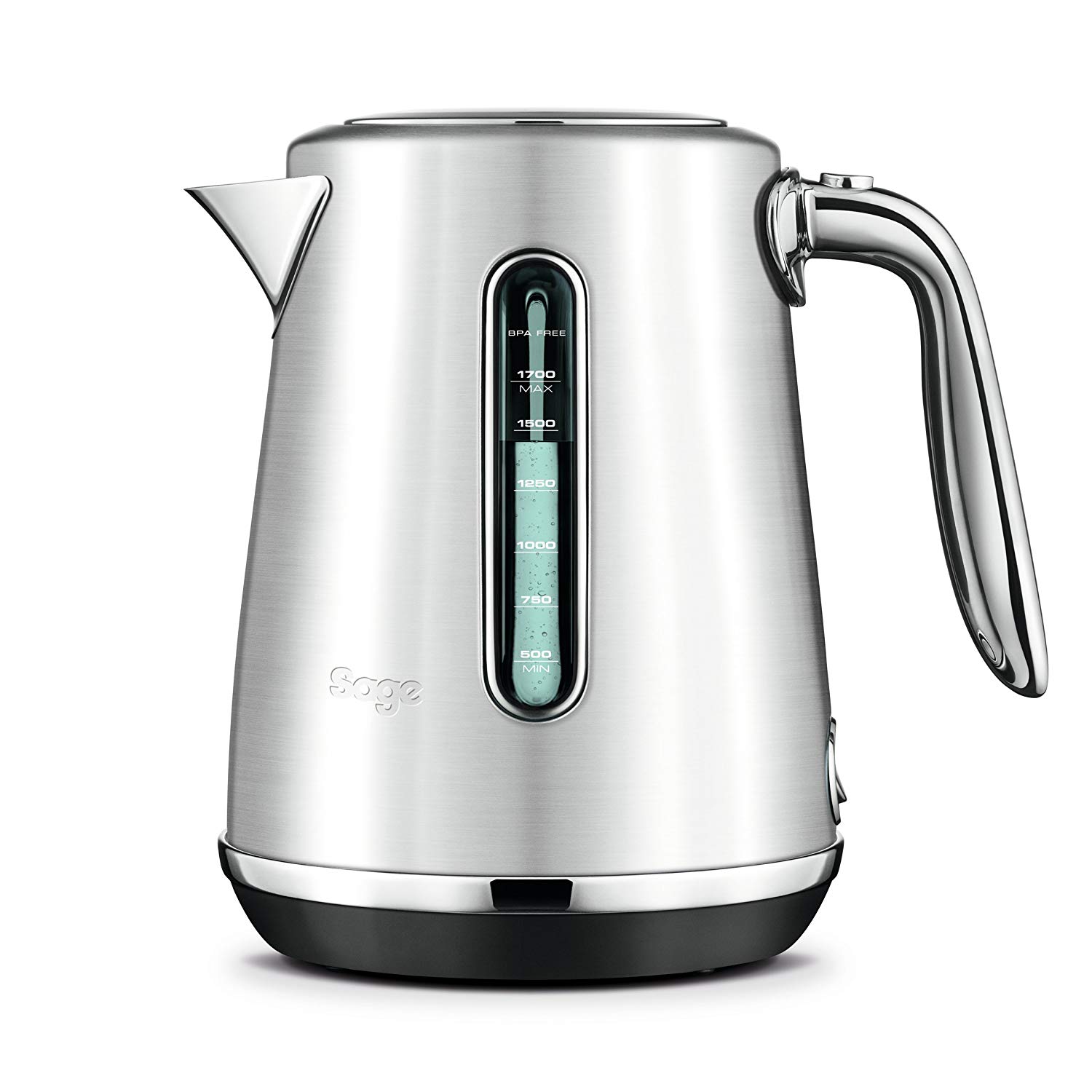 Sage Appliances SKE735 The Soft Top Luxe Brushed Stainless Steel Kettle