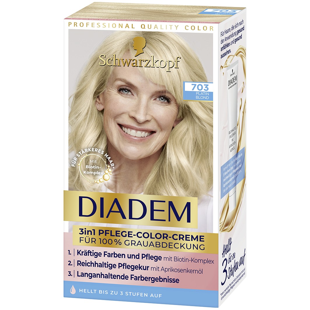 Diadem 3in1 Pflege-Color-Creme, 703 Platinum Blonde