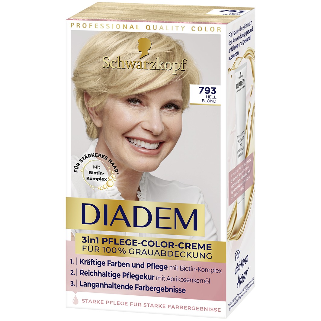 Diadem 3in1 Pflege-Color-Creme, 793 Light Blond