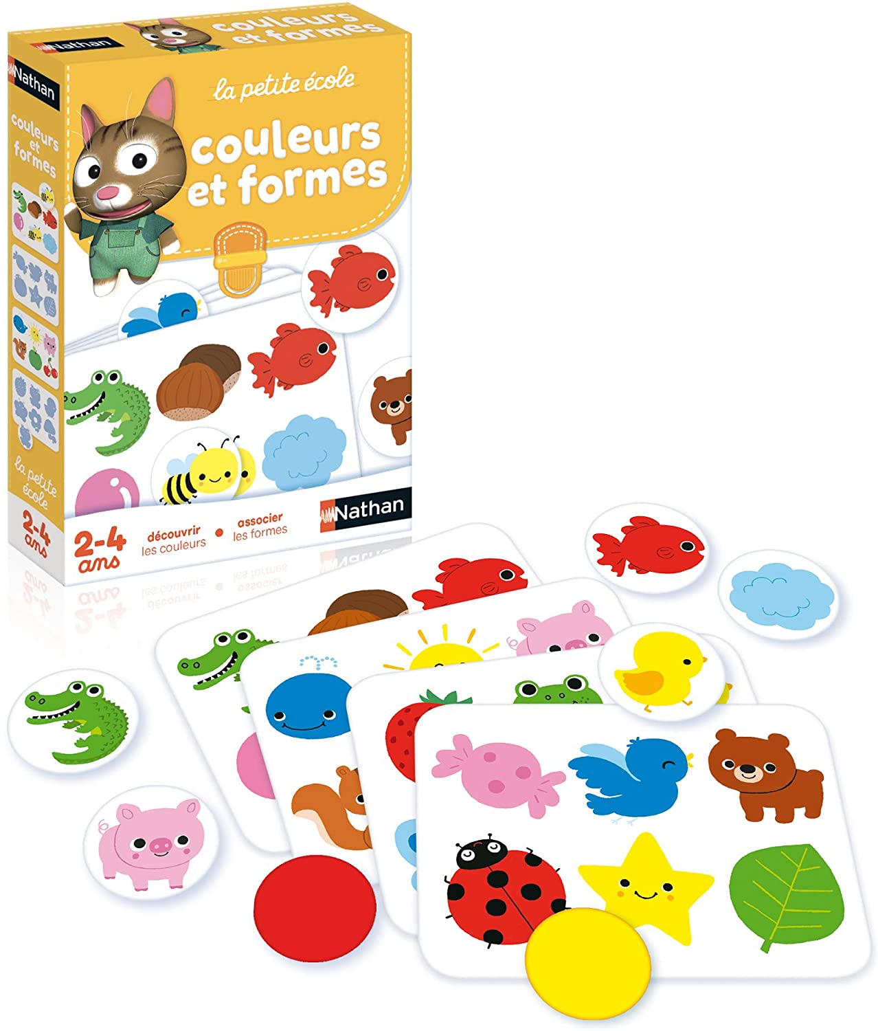 Nathan 31402 Educational Game - Colours And Shapes [French Language]