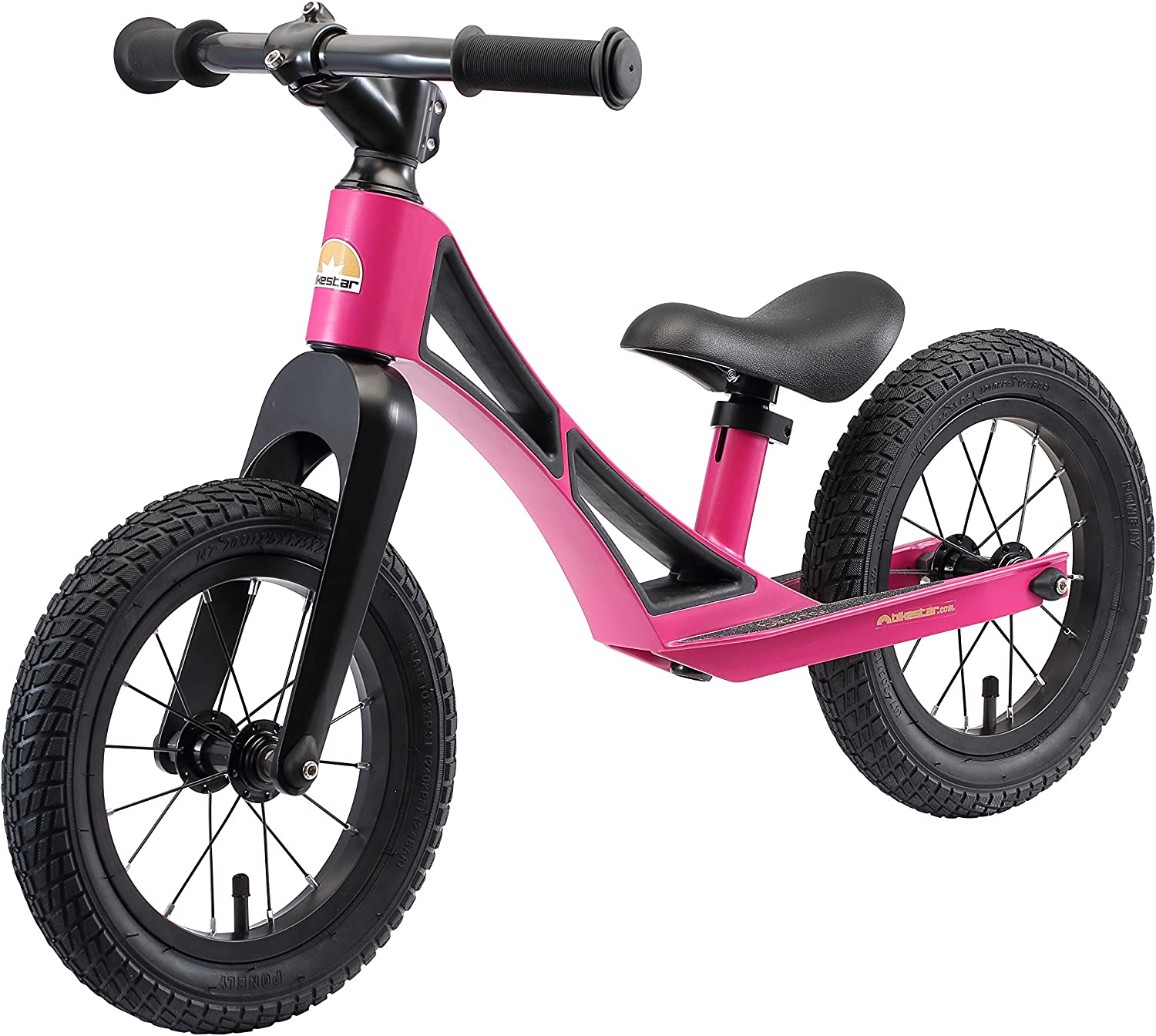 Bikestar Magnesium (Super Light) Children\'s Balance Bike for Boys and Girls from 3 - 4 Years Old 12 Inch Children\'s BMX Cruiser, Ultralight