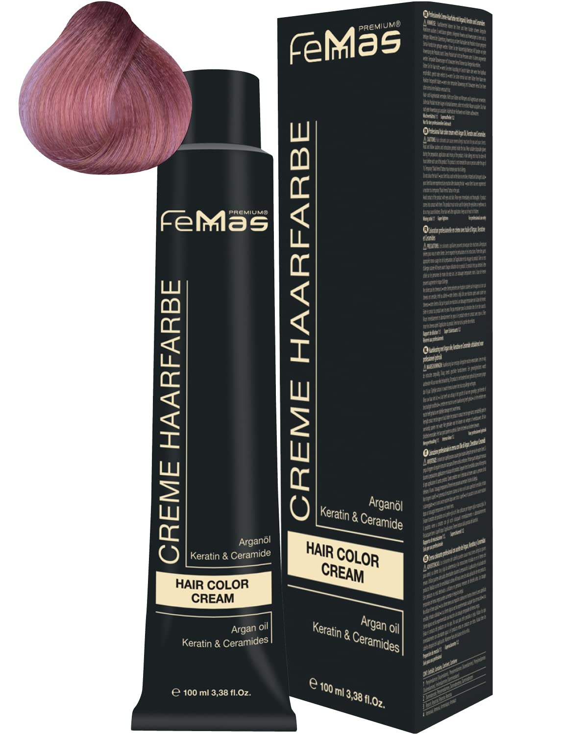 Femmas Hair Colour Cream 100 ml Hair Colour (Metallic Pink), ‎metallic pink