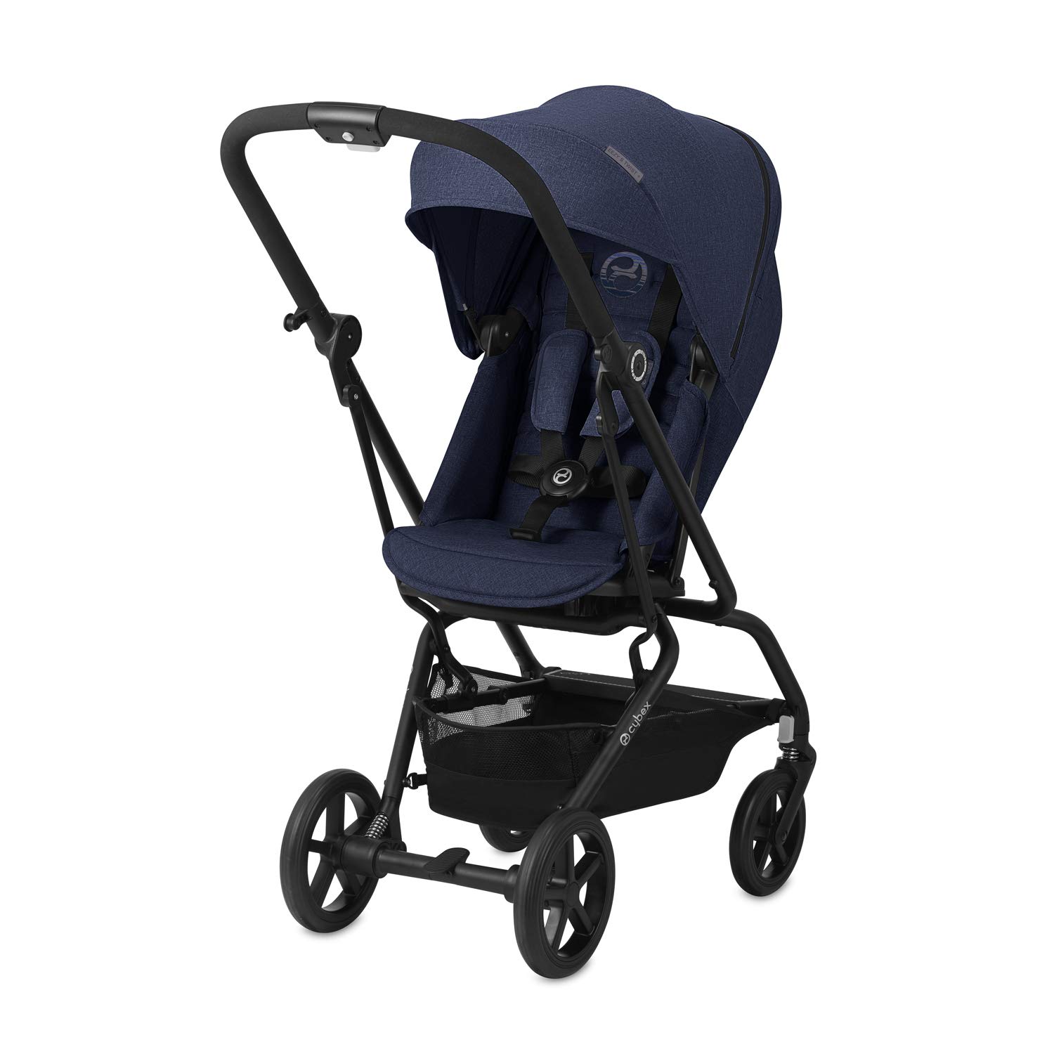 Cybex Gold Buggy Eezy S Twist, 360° rotating seat unit, ultra compact, from birth to 17 kg (approx. 4 years) Colour collection 2019 Denim Blue