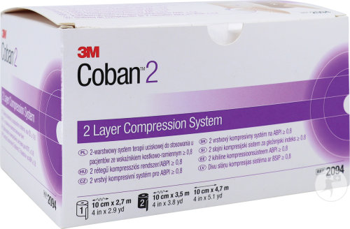 3M Coban 2 layer compression system 2 rolls (2094)