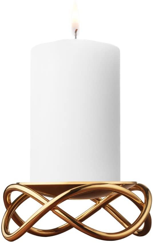 Georg Jensen Glow Gold Candle (Medium)