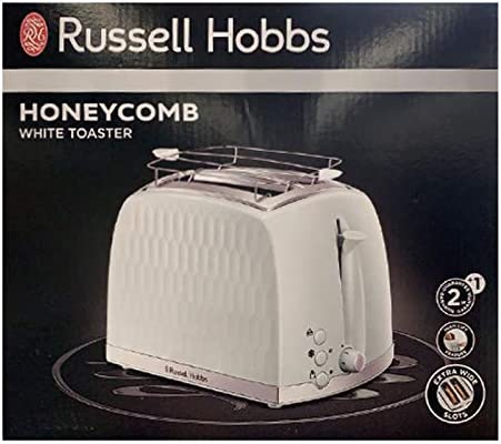 Russell Hobbs Honeycomb Toaster White