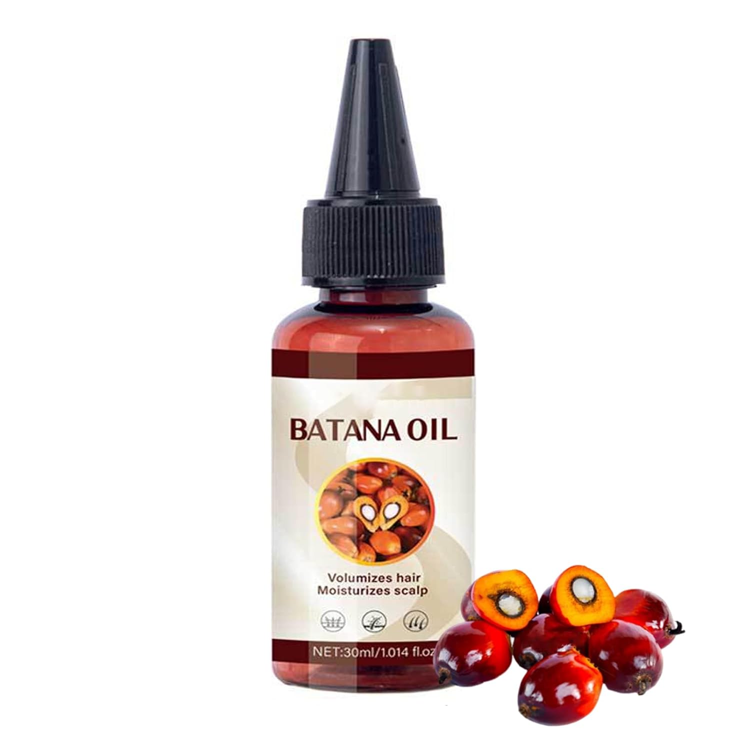 Batana Oil for Hair Growth, Batana Oil for Hair Growth, Batana Oil for Moisturising and Improving Dry, Damaged Hair, Hair Oil for Anti-Hair Loss