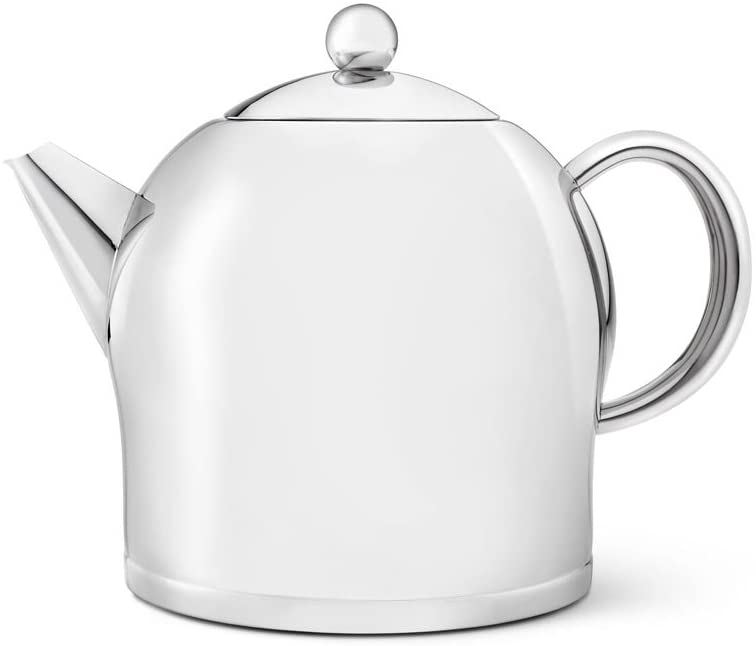 Bredemeijer Santhee Teapot 2.0 L, Shiny, Stainless Steel, Silver, 17.5 x 25.6 x 20.9 cm